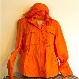 GAP Women's Vibrant Orange windbreaker Jacket
